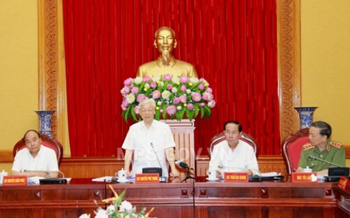 Tổng Bí thư chỉ đạo sắp xếp bộ máy, nhân sự công an