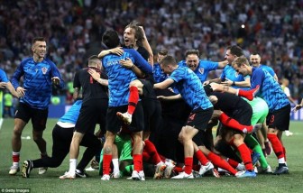 Đánh bại Đan Mạch ở màn 'đấu súng," Croatia đối đầu Nga ở tứ kết