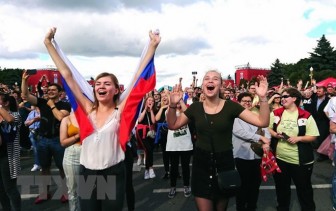 World Cup 2018: Đội tuyển Nga được đón chào như những nhà vô địch