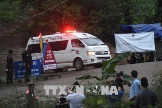 Sức khỏe 4 thành viên được giải cứu của đội bóng thiếu nhi Thái Lan đã ổn định