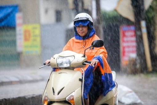 Bắc Bộ và Bắc Trung Bộ bắt đầu chuỗi ngày mưa lớn từ đêm nay