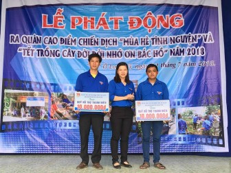 Huyện đoàn Châu Phú ra quân cao điểm Chiến dịch “Mùa hè tình nguyện”