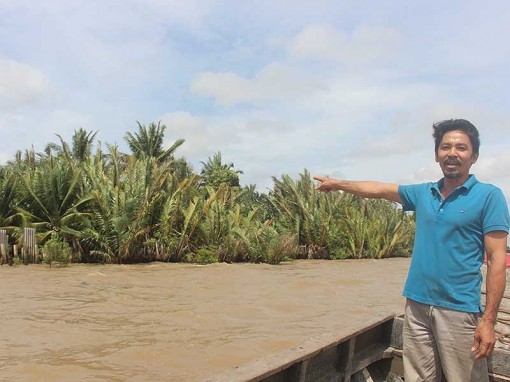 Bến Tre: Dân chặn mỏ cát hoạt động trên sông Hàm Luông