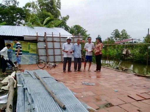 Cần Thơ: Mưa dông, lốc xoáy làm sập, tốc mái nhà dân vùng nông thôn