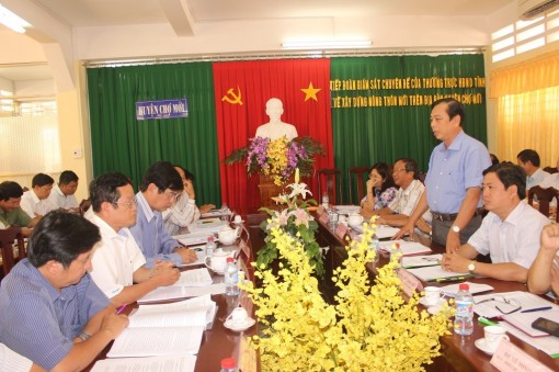 Chợ Mới xây dựng Đảng - hệ thống chính trị vững mạnh