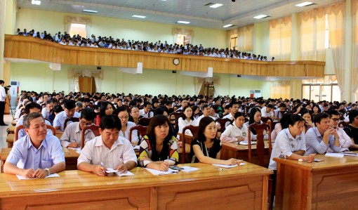 Đảng ủy Khối Dân chính Đảng: Hội nghị cán bộ chủ chốt học tập, quán triệt và triển khai thực hiện Nghị quyết Hội nghị Trung ương 7 (khóa XII)