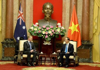 Chủ tịch nước Trần Đại Quang tiếp Chủ tịch Hạ viện Australia