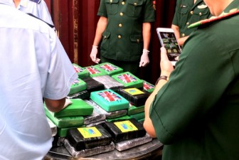 100 bánh cocain trong container phế liệu ở Bà Rịa - Vũng Tàu