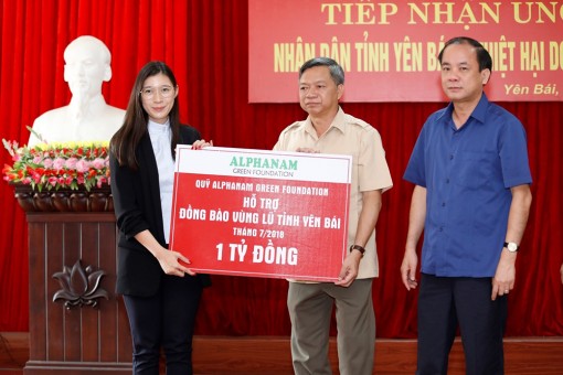 Tấm lòng của Alphanam Green Foundation với người dân Yên Bái