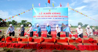 Khởi công xây dựng Nhà Văn hóa lao động tỉnh