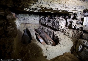 Phát hiện xưởng xác ướp 2.500 tuổi ở Ai Cập