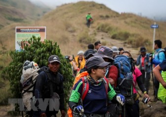 Indonesia: Sơ tán hơn 1.000 người mắc kẹt trên núi do động đất