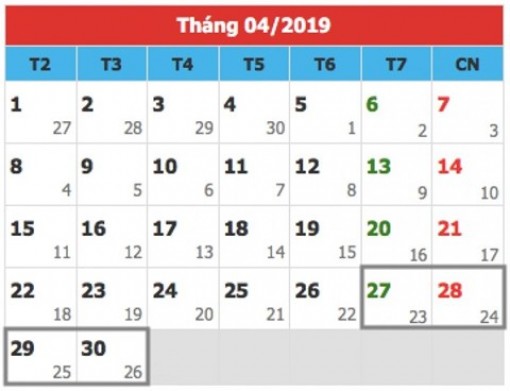 Thủ tướng phê duyệt dịp lễ 30-4- 1-5-2019 sẽ được nghỉ 5 ngày