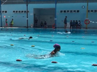 Châu Phú khai mạc Hội thi “Bơi lội - cứu đuối” ngành giáo dục lần VIII- 2018