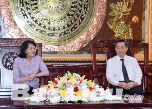 Phó Chủ tịch nước - Đặng Thị Ngọc Thịnh thăm và làm việc tại Bạc Liêu