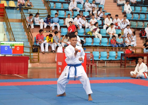 Hơn 200 vận động viên tham dự Giải Karate Bến Tre mở rộng năm 2018