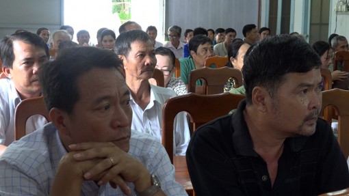 Đại biểu HĐND 3 cấp tiếp xúc cử tri thị trấn Cái Dầu
