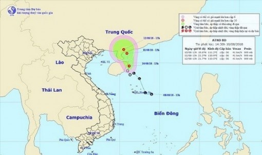 Áp thấp nhiệt đới trên biển gây rủi ro thiên tai, đất liền giảm mưa