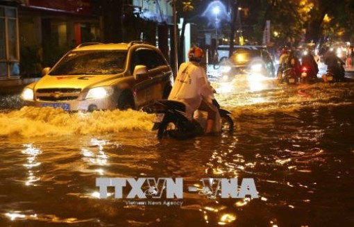 Ảnh hưởng bão số 4: Bắc Bộ và Bắc Trung Bộ mưa rất to từ đêm nay 14-8