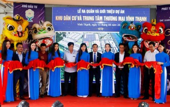 Ra quân giới thiệu dự án Khu dân cư  và Trung tâm thương mại Vĩnh Thạnh