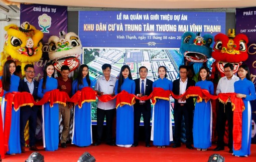 Ra quân giới thiệu dự án Khu dân cư  và Trung tâm thương mại Vĩnh Thạnh