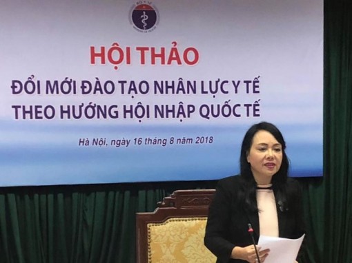 Sẽ đổi mới chương trình đào tạo nhân lực y tế