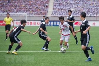 Triều Tiên tổ chức Lễ bế mạc Giải bóng đá trẻ quốc tế tại Bình Nhưỡng