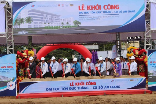 Khởi công xây dựng cơ sở đào tạo Trường Đại học Tôn Đức Thắng tại An Giang