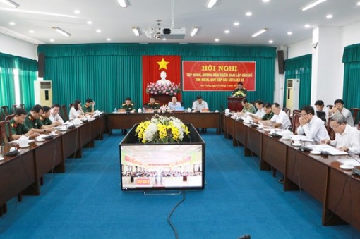 Sóc Trăng tập huấn lập bản đồ tìm kiếm, quy tập hài cốt liệt sĩ