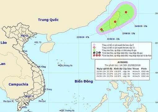 Tin mới nhất về áp thấp nhiệt đới