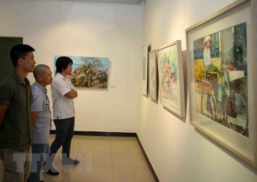 Chiêm ngưỡng 44 tác phẩm hội họa đẹp về đất nước-con người Việt Nam