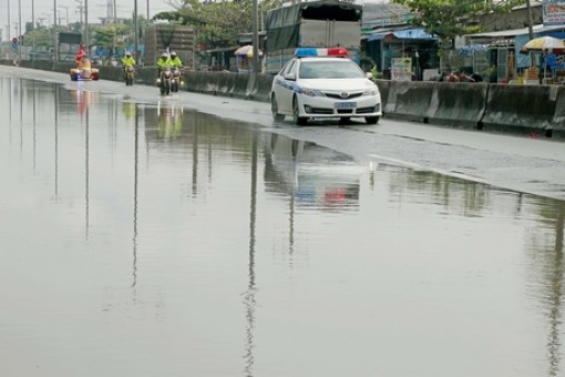 Mực nước đang dâng cao