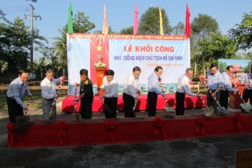 Hậu Giang khởi công Nhà tưởng niệm Chủ tịch Hồ Chí Minh
