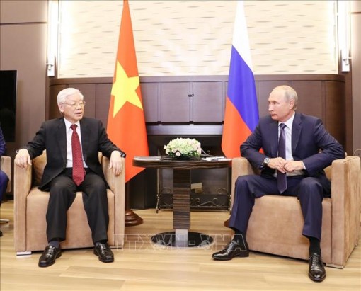 Tổng Bí thư Nguyễn Phú Trọng hội đàm với Tổng thống Nga Vladimir Putin