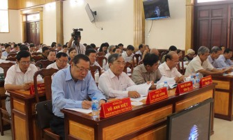 Chợ Mới kiểm điểm giữa nhiệm kỳ thực hiện Nghị quyết Đại hội Đảng bộ