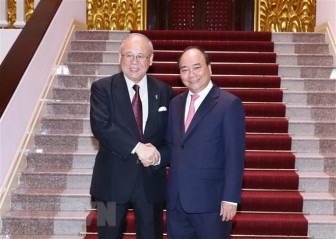 Thủ tướng tiếp Cố vấn Liên minh Nghị sỹ Hữu nghị Nhật-Việt