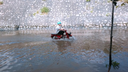 Dân miền Tây khốn đốn vì nước lũ và triều cường lên quá cao