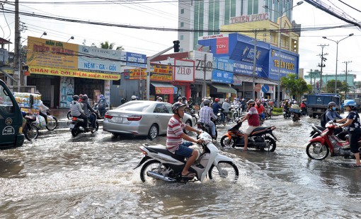 Ngày 12-9: Triều cường Long Xuyên khả năng đạt cao nhất