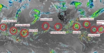 9 cơn bão xuất hiện cùng lúc, chuyên gia cảnh báo điểm 'bất thường'