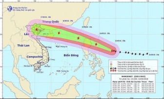 Siêu bão Mangkhut sẽ gây mưa to ở Bắc bộ và Bắc Trung bộ