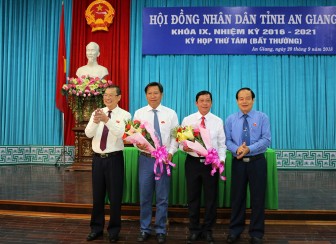 HĐND tỉnh: Bầu ông Trần Anh Thư giữ chức vụ Phó Chủ tịch UBND tỉnh 
(nhiệm kỳ 2016-2021)