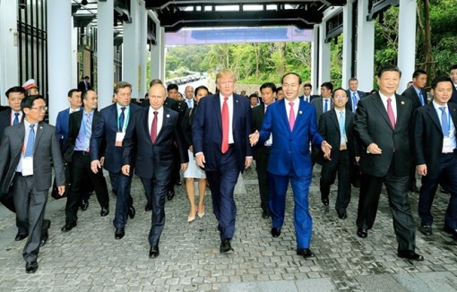 Một số hình ảnh Chủ tịch nước Trần Đại Quang và các nhà lãnh đạo thế giới
