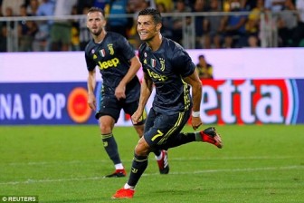 Ronaldo tỏa sáng, Juventus thắng trận thứ 5 liên tiếp
