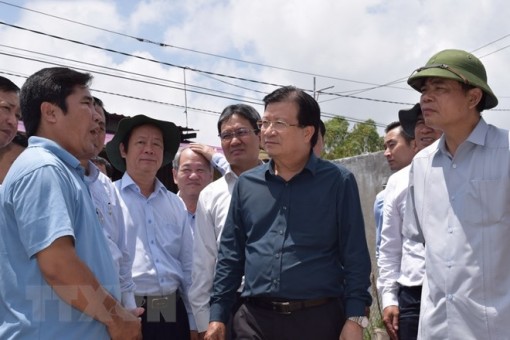 Phó Thủ tướng kiểm tra việc phòng chống lũ ở ĐBSCL