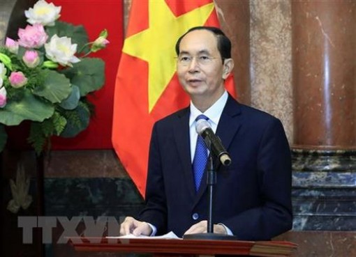 Lào công bố Quốc tang tưởng nhớ cố Chủ tịch nước Trần Đại Quang trong hai ngày 26 và 27-9