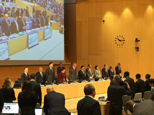 Đại Hội đồng WIPO dành một phút mặc niệm Chủ tịch nước Trần Đại Quang