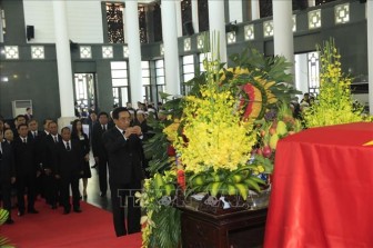 Nhiều đoàn lãnh đạo các nước đến viếng Chủ tịch nước Trần Đại Quang