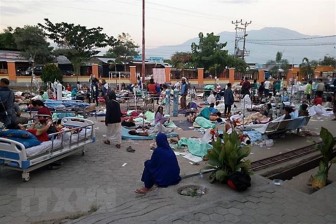 Điện thăm hỏi về trận động đất và sóng thần tại Indonesia