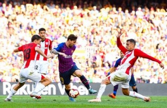 Messi dự bị, Barca trận thứ ba liên tiếp không thắng