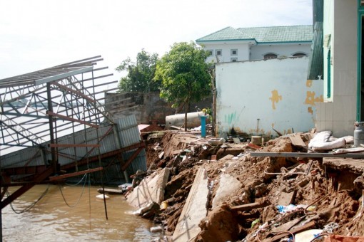 An Phú: Có 18 điểm sạt lở trong mùa lũ